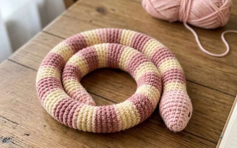 Easy Crochet Snake Amigurumi: Free Beginner Pattern