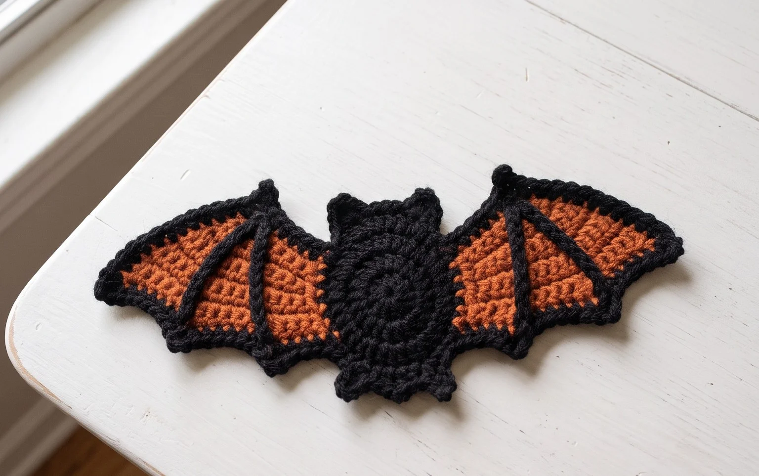 Easy Bat Appliqué Free Crochet Pattern Step-by-Step Guide