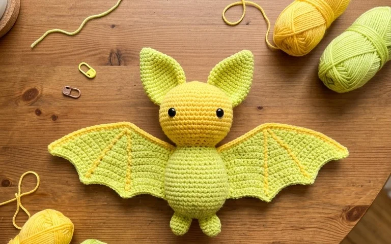 Easy Amigurumi Bat Crochet Pattern: Free Step-by-Step